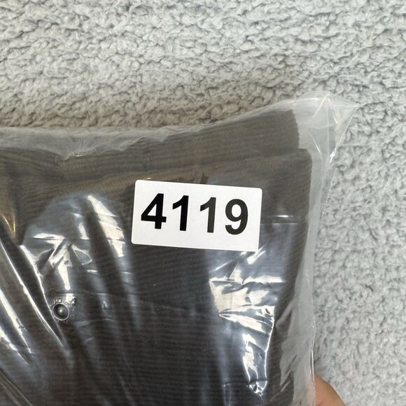 S Orvis Pants Men's 36x33 Brown Chino Corduroy Straight Classic Stretch 5 Pocket - Picture 11 of 11